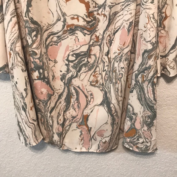 Olivaceous Marble Off the Shoulder Blouse or Dress - Picture 6 of 8